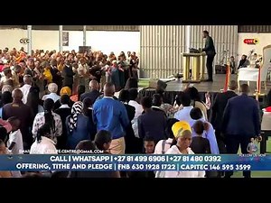 THIS IS A LIVE BROADCAST OF THE SUNDAY SERVICE WITH SIR ANELE HELI OF COMPLETE LIFE CENTRE IN 7 LANZ