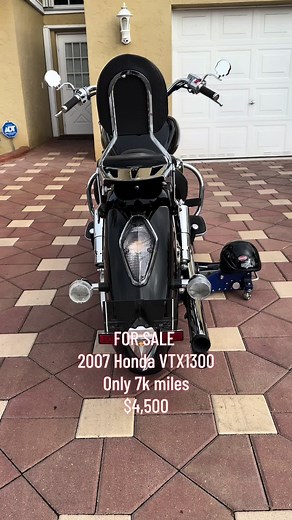 2007 Honda VTX1300 For Sale - Low Miles