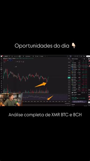 Diego Velasques - Bitcoin & Criptomoedas on Instagram: "Análise do BTC XMR e BCH"