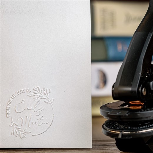 Personalized Book Embosser · Ex-libris Embosser · Custom Library Embosser · Personalized Embosser · Book Lover Gift - Etsy