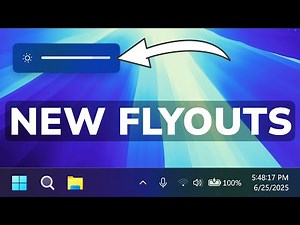How to Enable the New Flyouts Location Setting in Windows 11 26200.5661