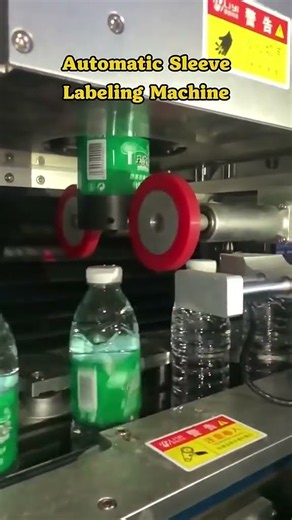 Watch this satisfying sleeve labeling machine #machine #industrialasmr #packandunpack #factory