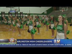 CBS 11 Pep Rally: Arlington High School Cheerleaders Are Red Hot