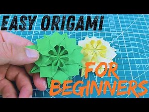 Easy Origami Flower for Beginners | Step by Step Tutorial #papercraft #diy #how #handmade #simplediy