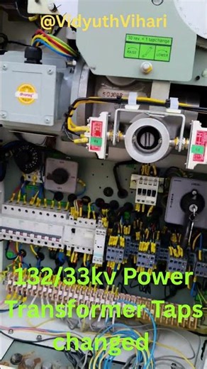 132/33kV Transformer Tap Changer Operation | Voltage Regulation Explained ⚡ | Real Field Demo