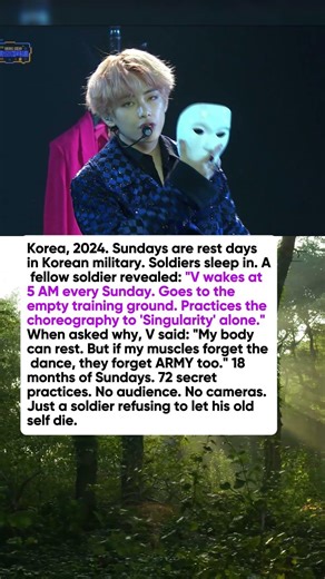 What V Does Every Sunday Morning in Military When No One's Watching Will Shatter You