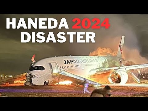 Shocking Collision at Haneda: A350 and DHC-8 in Flames! Haneda Airport Runway Collision of 2024