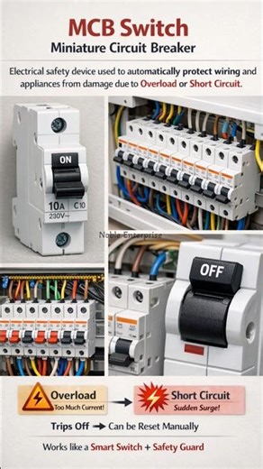 What is MCB Switch? ⚡ Complete Guide | Working, Types & Uses #shorts #mcb