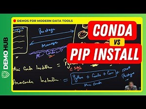 Demohub Tips // Python: Pip vs. Conda — Explained in Easy Language | www.demohub.dev