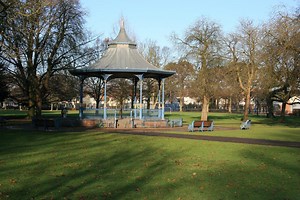 Victoria Park in Cardiff, Wales