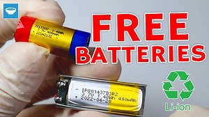 How to Find Free Li-Ion Batteries on the Street and Use Them in Projects