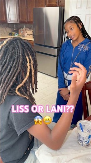 Liss or Lani !!?? 😱😬 #youtubeshorts #funny #viral #lanilove #lissthegoat #omar #fyp