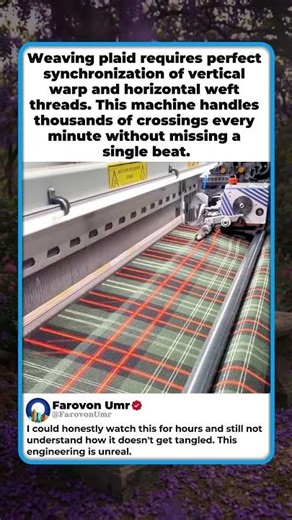HOW SCOTCH PLAID IS ACTUALLY MADE