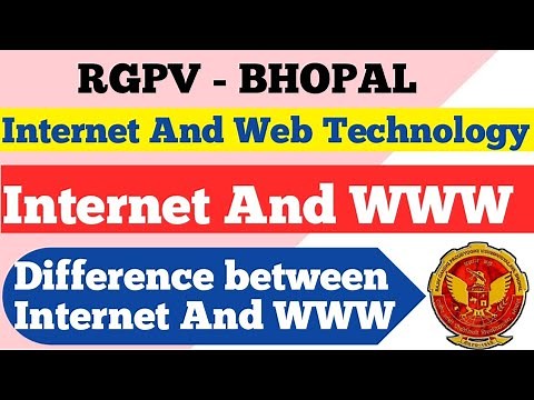 Concept of Internet & World Wide Web | Difference Between Internet And WWW | Lec 2