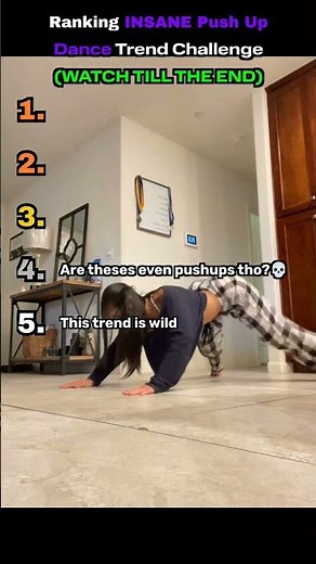 Ranking Push Ups Best Dance Trend Challenge #tiktokdance #viraldances