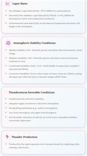 Atmospheric Stability and Instability