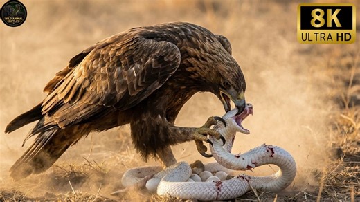 King Cobra vs Eagle: The Most Brutal Air & Ground Battle in the Wild | AnimalMyst
