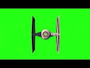 Green Screen Tie Fighter Star Wars Space - Footage PixelBoom