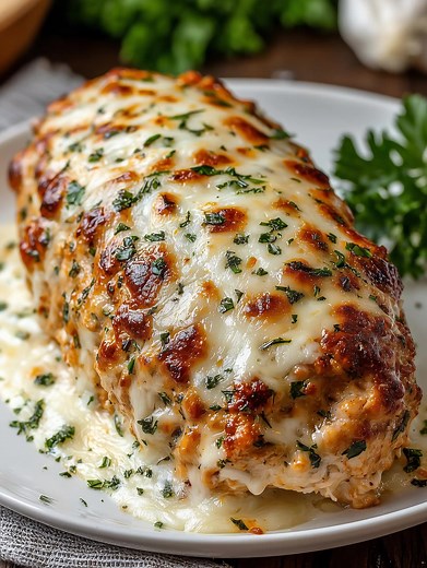 11K views · 18 reactions | Melt-in-Your-Mouth Garlic Parmesan Chicken Meatloaf  Ingredients: For the Meatloaf: 2 lbs ground chicken 1 cup grated Parmesan cheese 1/2 cup panko breadcrumbs 2 large eggs 4 cloves garlic, minced 1 teaspoon garlic powder Recipe in First Coʍmеոτ  Enjoy ❤️ | Just Like Grandma Made | Facebook