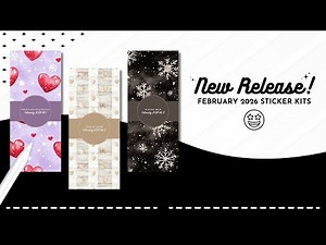 P2P New Release 🎉 February 2026 Sticker Kits + a New BUNDLE Option for Monthly Kits! 🤩
