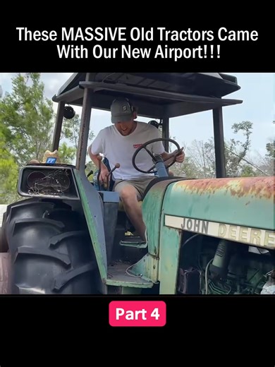 Discover Massive Old Tractors at Our New Airport