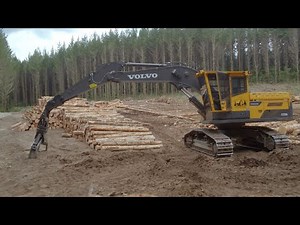 Volvo EC250DL Forestry Carrier product walk around