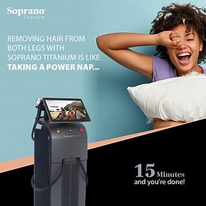 Your time is an asset! LUX institute in 🇧🇪 demonstrate the amazing benefit of the super-fast #SopranoTitanium laser hair removal treatment by Alma. Watch the ⌚ on the device and do the math yourself! #btw kudos for those who know how to do that 'power nap' thing! | Alma Lasers International