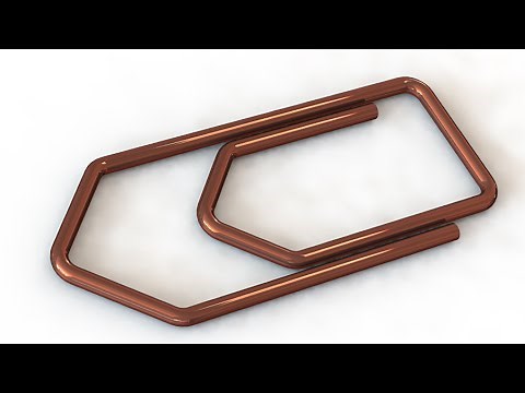 SOLIDWORKS P-TUTORIAL #14:How-to draw PAPERS CLIP in SolidWorks