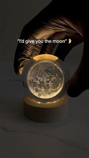3D Galaxy Crystal Ball Lamp 🔮 Magical Night Light | Aesthetic Room Decor Lamp ✨