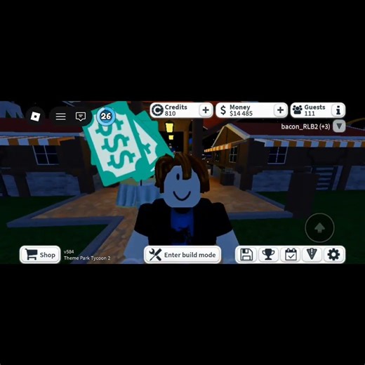 every tipes of player on Theme park tycoon 2 pt 1 #bacon #robloxThemepark