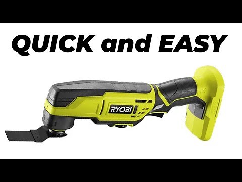 How to Change the Attachment on Ryobis Multi tool