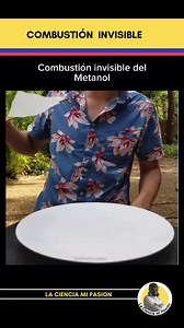 26K views · 840 reactions | La llama de la combustión del Metanol es casi invisible a la luz del día. #science #metanol #químicos #quimica #experimentos #laboratorio | Ciencia en Acción | Facebook