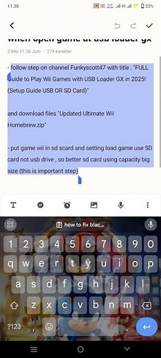 how to fix black screen when launching game usb loader gx