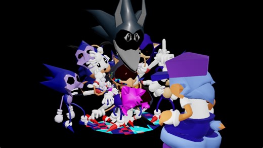 【FNF索尼克EXE模组】官方更新了？？VS REWRITE BONUS ROUND[DEMO]移植单曲演示