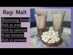 Ragi Malt || Quick and healthy drink || Full of nutrition