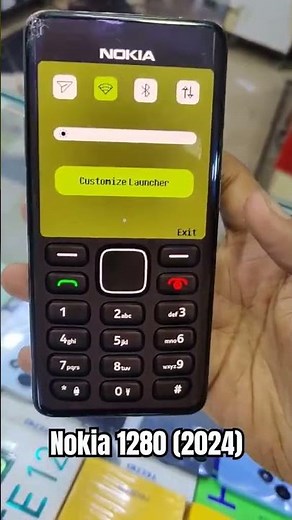 Nokia 1280 new shape touch and keypad mobile phone #smartphone