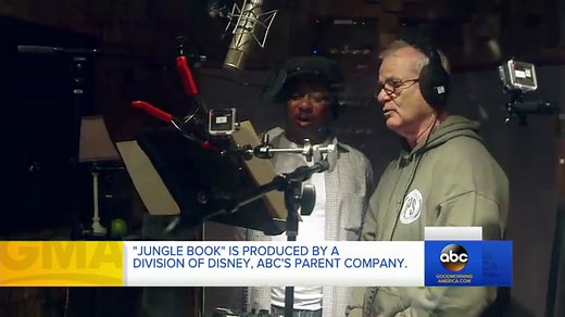 Bill Murray Sings as Baloo in 'The Jungle Book' Recording Studio
