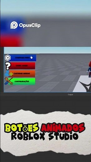 How to make a GUI animated button with a WOW effect in Roblox! 😲 #robloxdev