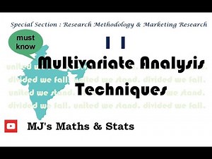 RM & MR | Multivariate Analysis Techniques | Statistics | Must Know Series | MJ