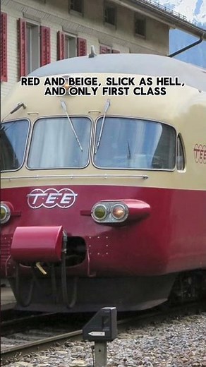 This was Europe's classiest train: The Trans Europe Express! #trains #history #germany #travel #db