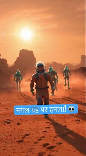 मंगल ग्रह पर हमला! 👽 | एलियंस के बीच फंसा एस्ट्रोनॉट | Mars Attack! Sci-Fi Short
