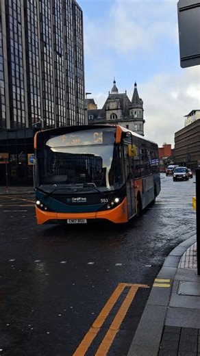 Cardiff Bus 553 on the 94 to Cardiff #cardiffbus #buses