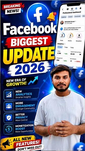 Facebook Biggest Update 2026 😱 All New Features Explained