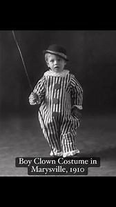 16K views · 1.4K reactions | A glimpse into the past with a colorized photo of a little boy dressed as a clown, sporting a Charlie Chaplin hat. Captured in Marysville, CA around 1910. #History #Vintage #Marysville #Clown #CharlieChaplin @VisitMarysville @VintagePhotos | Memory Lane Photos | Facebook
