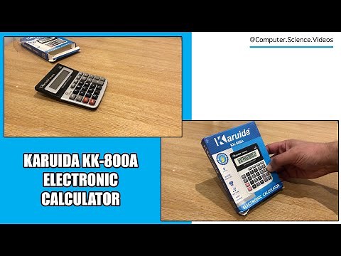 Karuida KK-800A Electronic Calculator | Unboxing & Review