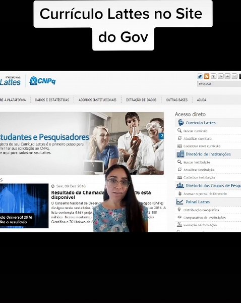 Como Acessar o Currículo Lattes pelo Site do Gov
