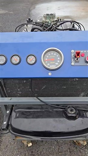 Here is a 351C HO engine for the Pewter HO convertible being tested and broken in the car is out of paint will start assembly in the spring. We’ll get all the interior done the rear end all the major components done before we start assembly! We found a complete NOS exhaust system for it! And we’re pretty much pulling out our best parts for this car! | Blue Oval Car Barn