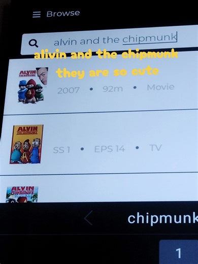 Alvin and the chipmunk