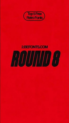 Top 5 Free Retro Fonts! | #typography #font #retro #free