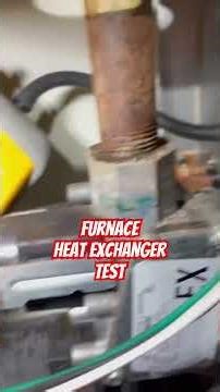 Cracked furnace heat exchanger.